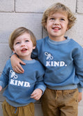 Bee Kind Children's Sweatshirt : Blue