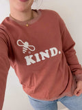 Bee Kind Sweatshirt : Red