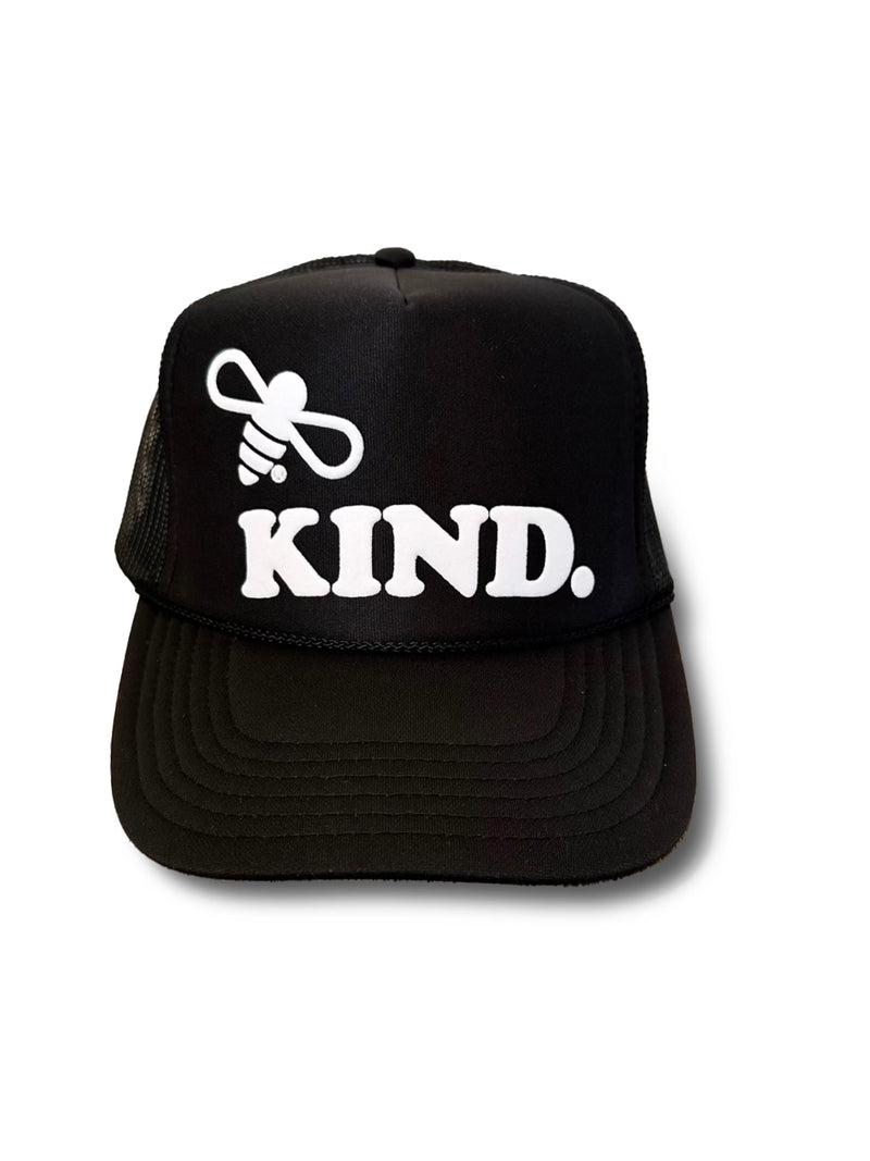 Bee Kind Trucker : Black/White